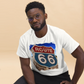 T-shirt Uomo Route 66 - Stampa Vintage Iconica Americana 12066-4 - STREET STYLE