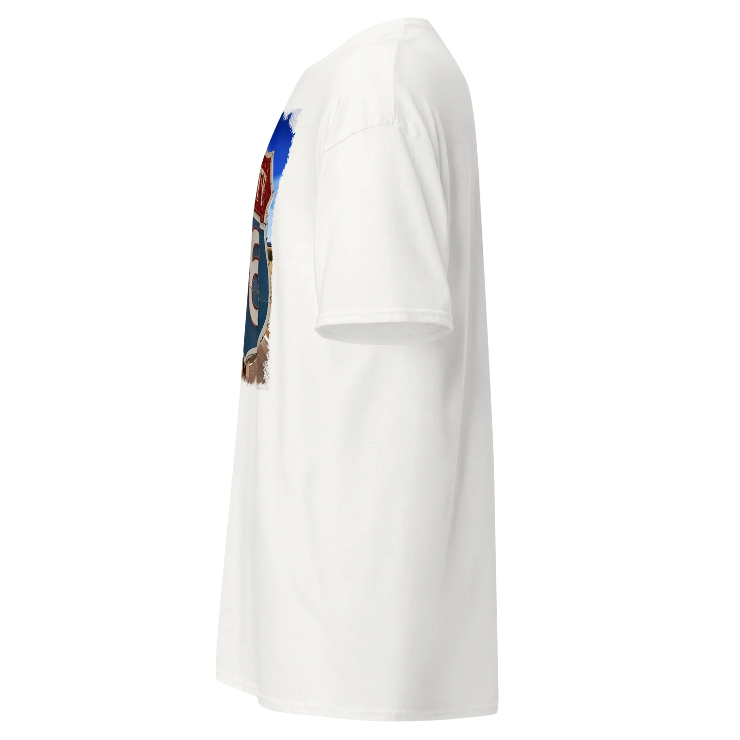 T-shirt Uomo Route 66 - Stampa Vintage Iconica Americana 12066-4 - STREET STYLE