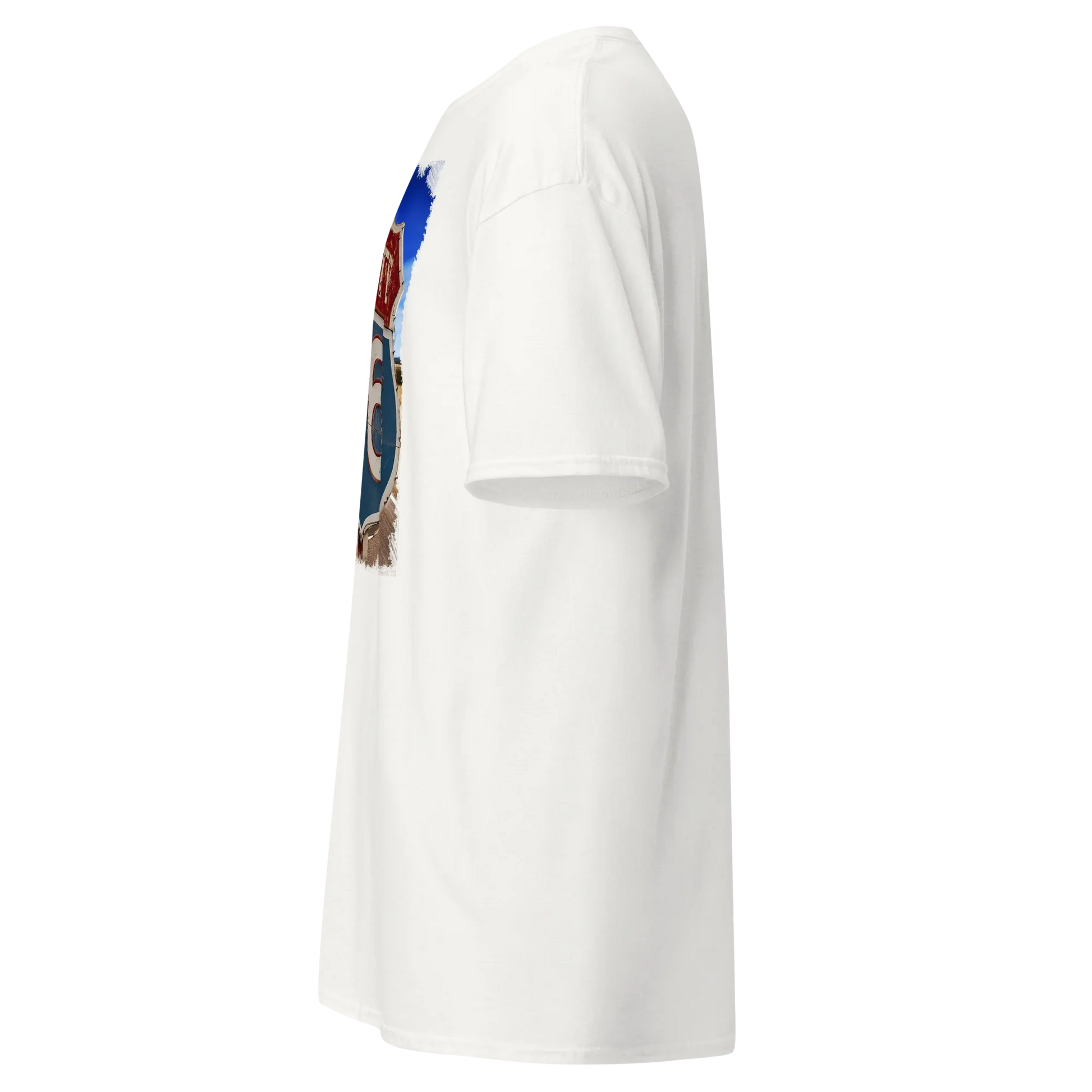 T-shirt Uomo Route 66 - Stampa Vintage Iconica Americana 12066-4 - STREET STYLE