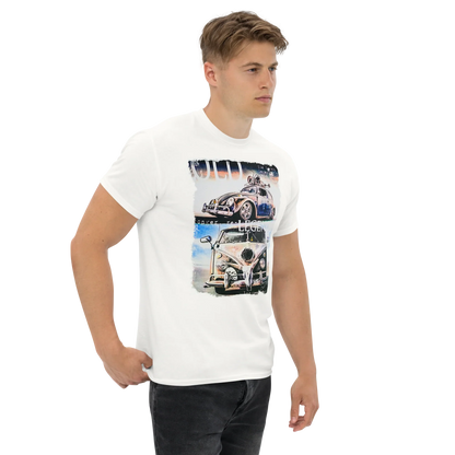 T-shirt Uomo 'Wild Legend' con Stampa Auto d'Epoca VW 10124 - STREET STYLE