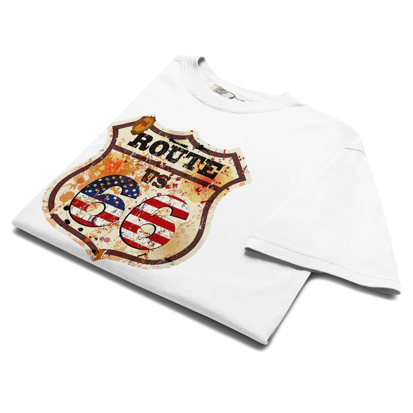 T-shirt Vintage Route 66 - Stile On The Road Americano 12066-5 - STREET STYLE