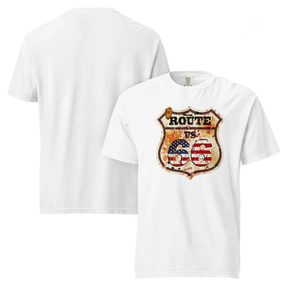 T-shirt Vintage Route 66 - Stile On The Road Americano 12066-5 - STREET STYLE