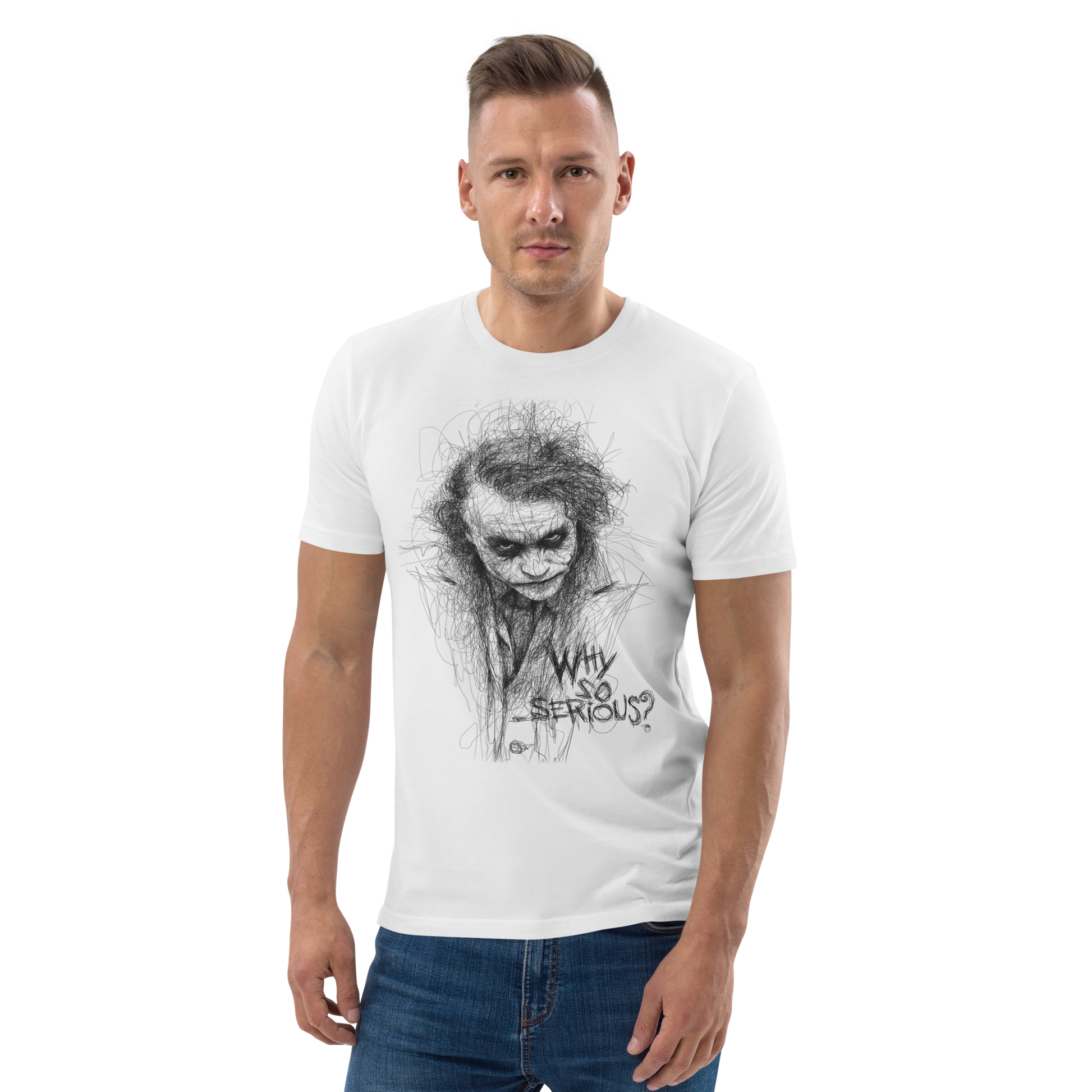 T-shirt Joker  Uomo - Stilizzato Cinema Made in Italy STREET STYLE