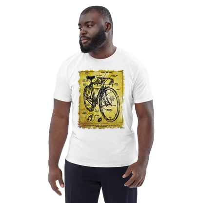 T-shirt Uomo con Stampa Diagramma Bici Vintage | Anatomia Ciclista - STREET STYLE