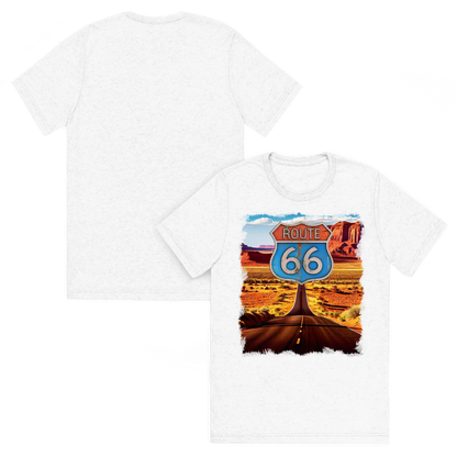 T-shirt Vintage Route 66 - Il Sogno Americano On The Road - STREET STYLE