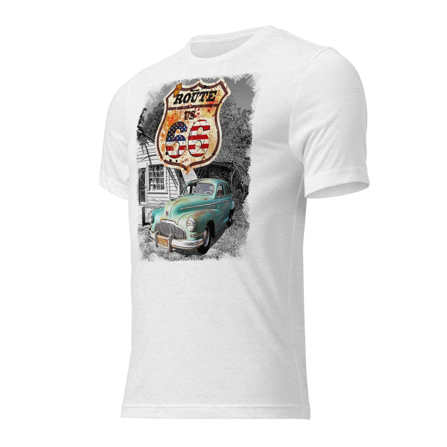 T-shirt Vintage Route 66 - Sogno Americano On The Road - STREET STYLE
