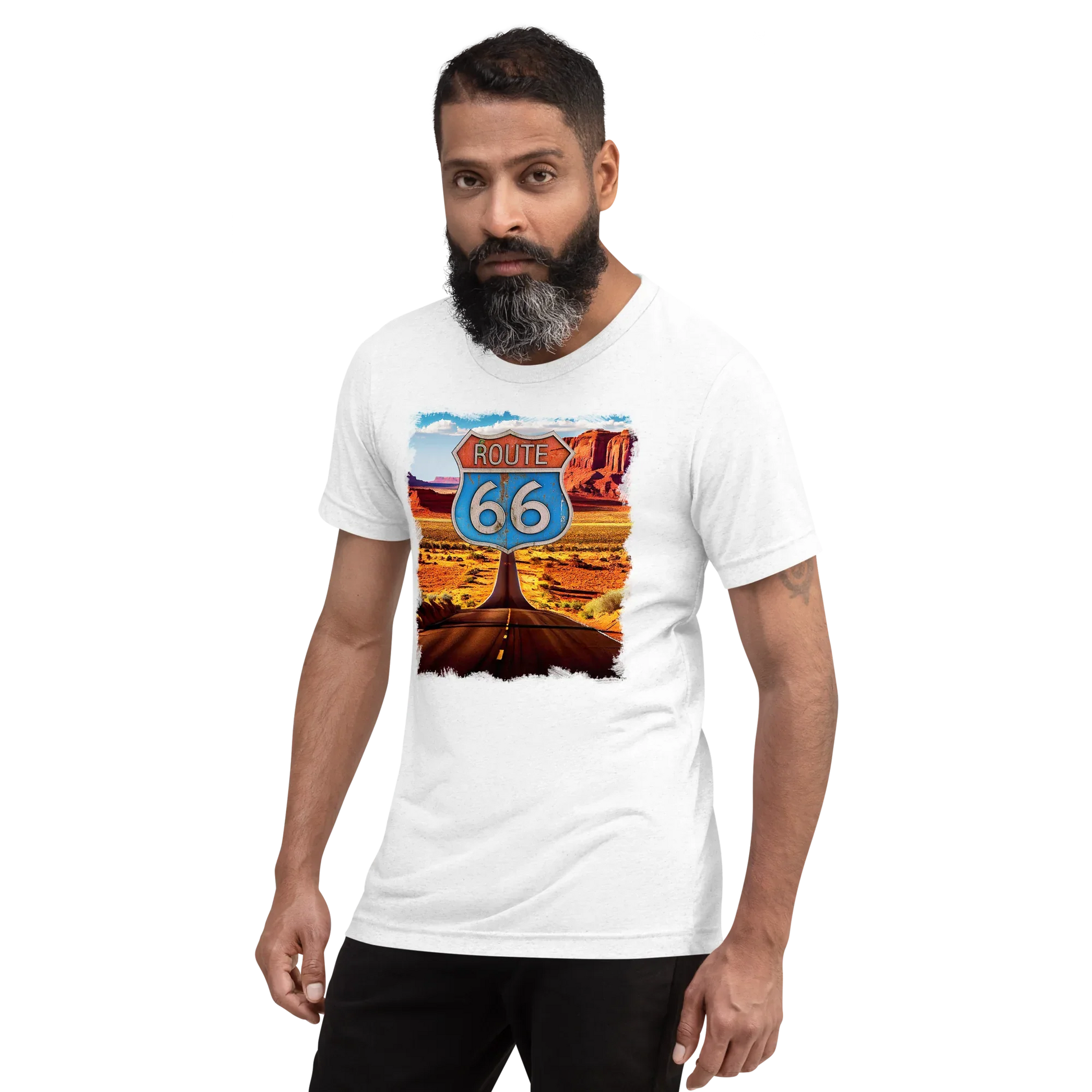 T-shirt Vintage Route 66 - Il Sogno Americano On The Road - STREET STYLE