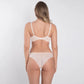 Sheer Mesh Tulle Embroidered Tanga Panty Valeria Biscuit - STREET STYLE