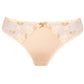 Sheer Mesh Tulle Embroidered Tanga Panty Valeria Biscuit - STREET STYLE