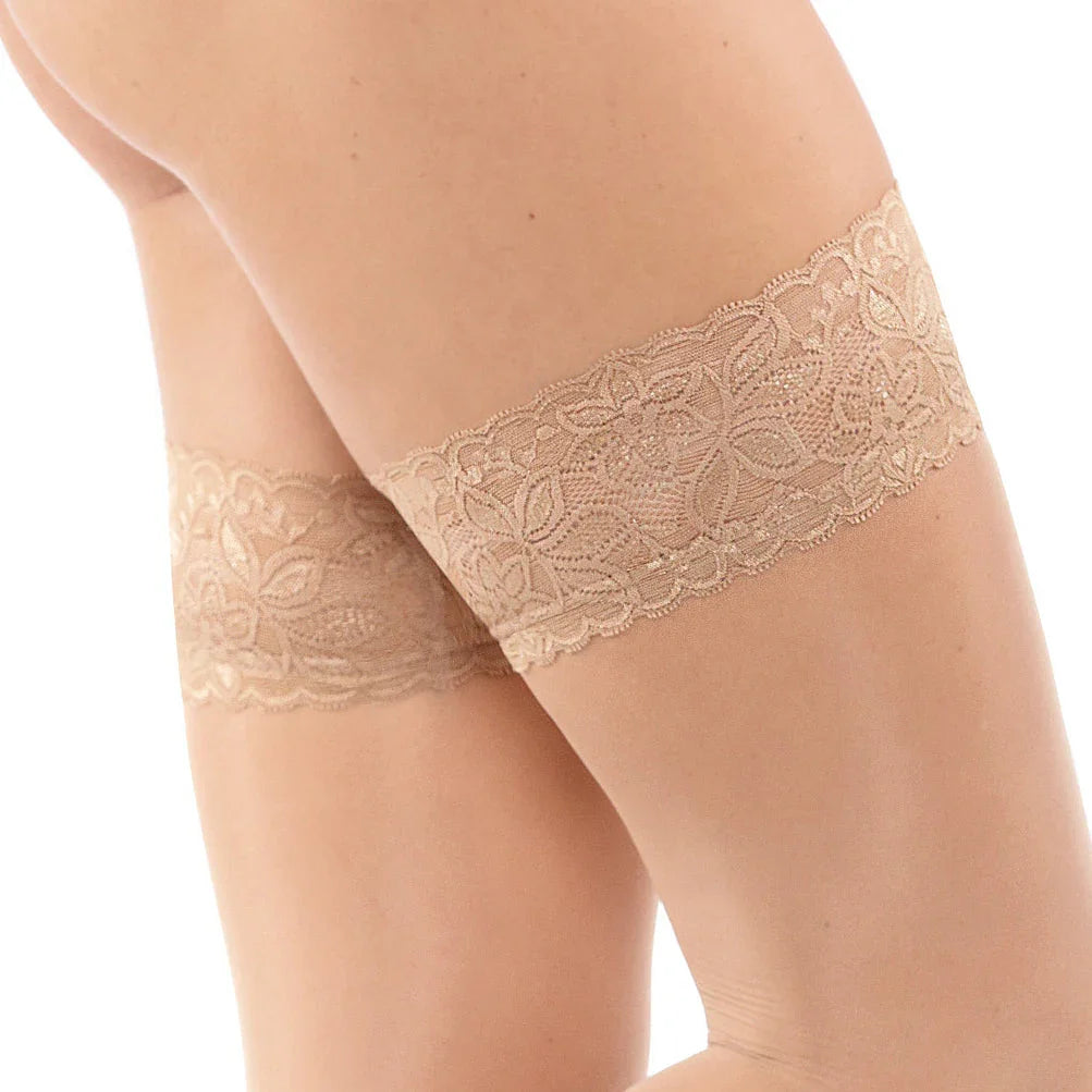 Elegant Lace Hold-Up Stockings Gorteks Bridal 15 Den - STREET STYLE