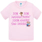 50% Mamma 50% Papà' Amore degli ZII - T-shirt per Bambino/a Mod. Baby & Kid Da 0 a 8 anni - STREET STYLE