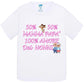 50% Mamma 50% Papà' Amore degli ZII - T-shirt per Bambino/a Mod. Baby & Kid Da 0 a 8 anni - STREET STYLE