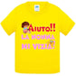 Aiuto la Nonna MI Vizia - T-shirt per Bambino/a Mod. Baby & Kid Da 0 a 8 anni - STREET STYLE