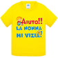 Aiuto la Nonna MI Vizia - T-shirt per Bambino/a Mod. Baby & Kid Da 0 a 8 anni - STREET STYLE