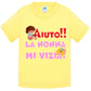 Aiuto la Nonna MI Vizia - T-shirt per Bambino/a Mod. Baby & Kid Da 0 a 8 anni - STREET STYLE