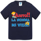 Aiuto la Nonna MI Vizia - T-shirt per Bambino/a Mod. Baby & Kid Da 0 a 8 anni - STREET STYLE