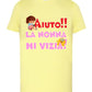 Aiuto la Nonna mi Vizia T-shirt solo da femmina Mod. Slim - STREET STYLE