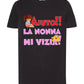 Aiuto la Nonna mi Vizia T-shirt solo da femmina Mod. Slim - STREET STYLE