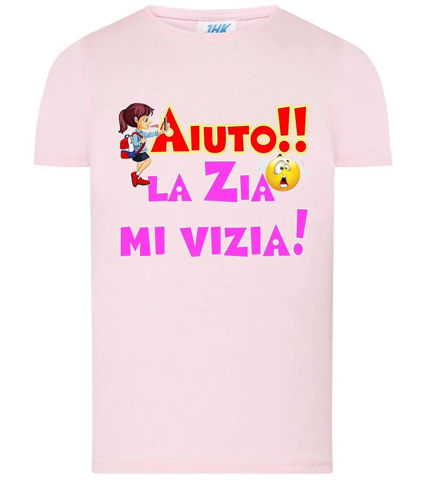 Aiuto la Zia mi Vizia T-shirt solo da femmina Mod. Slim - STREET STYLE