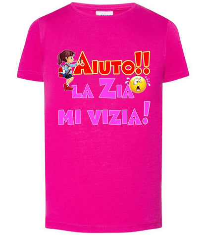 Aiuto la Zia mi Vizia T-shirt solo da femmina Mod. Slim - STREET STYLE