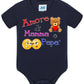 Amore di Mamma e Papà Body da bambino/a a maniche corte 100% cotone JHK - STREET STYLE