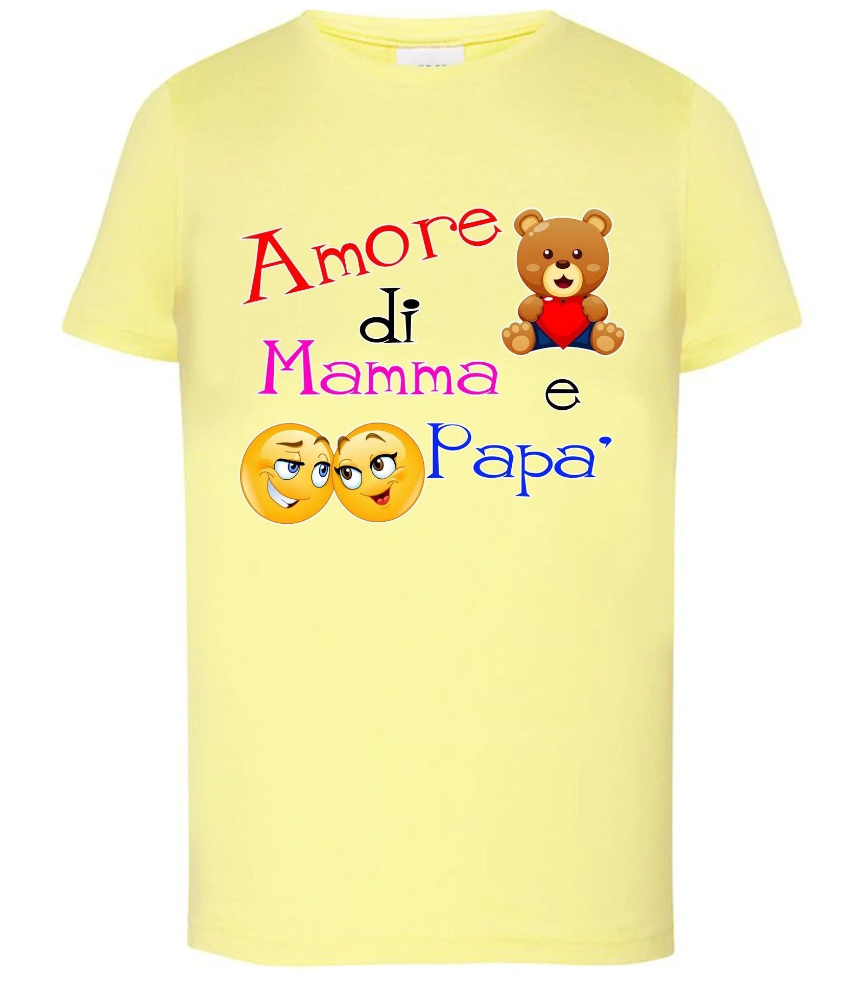 Amore di Mamma e Papà T-shirt solo da femmina Mod. Slim - STREET STYLE