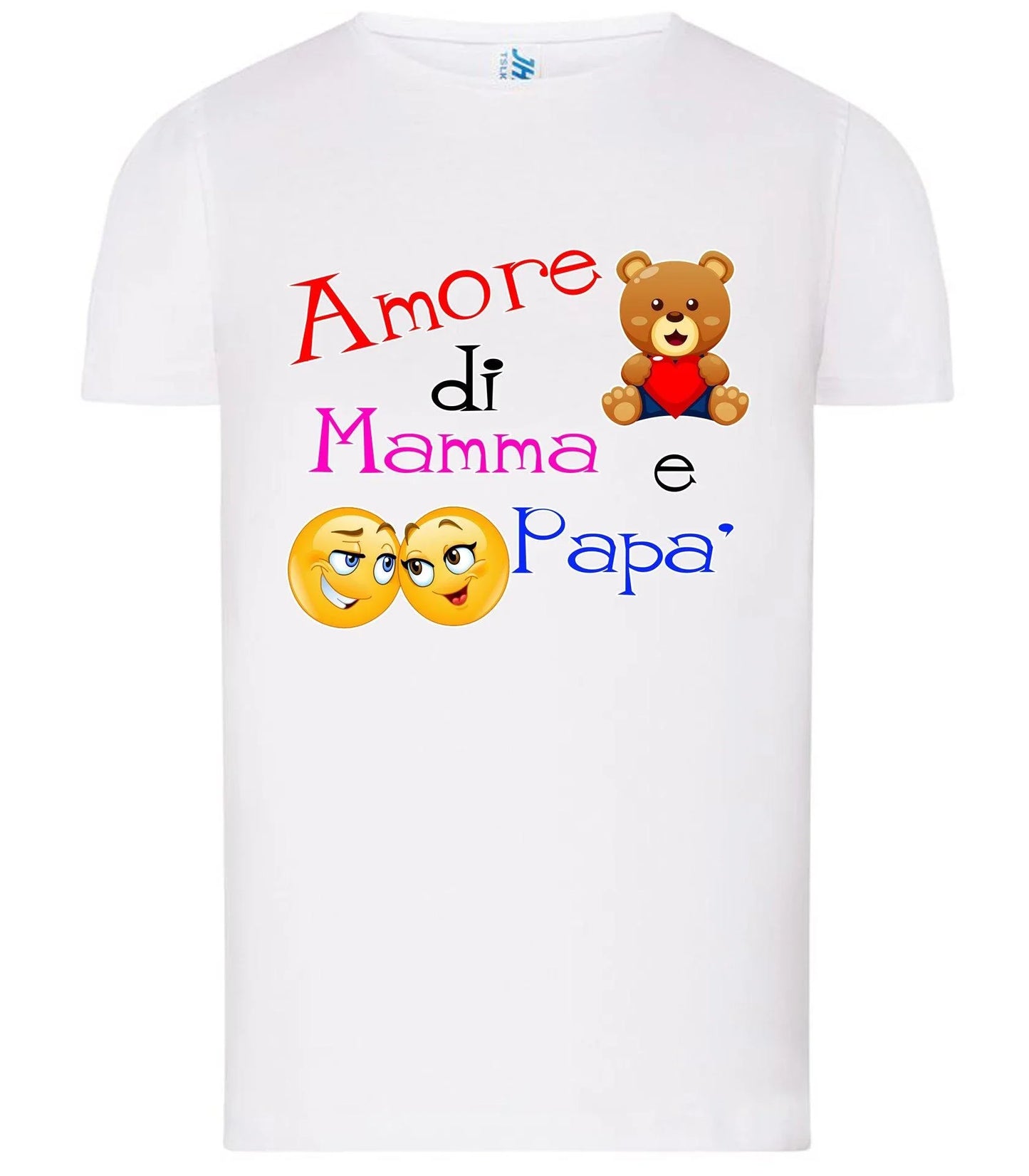 Amore di Mamma e Papà T-shirt solo da femmina Mod. Slim - STREET STYLE