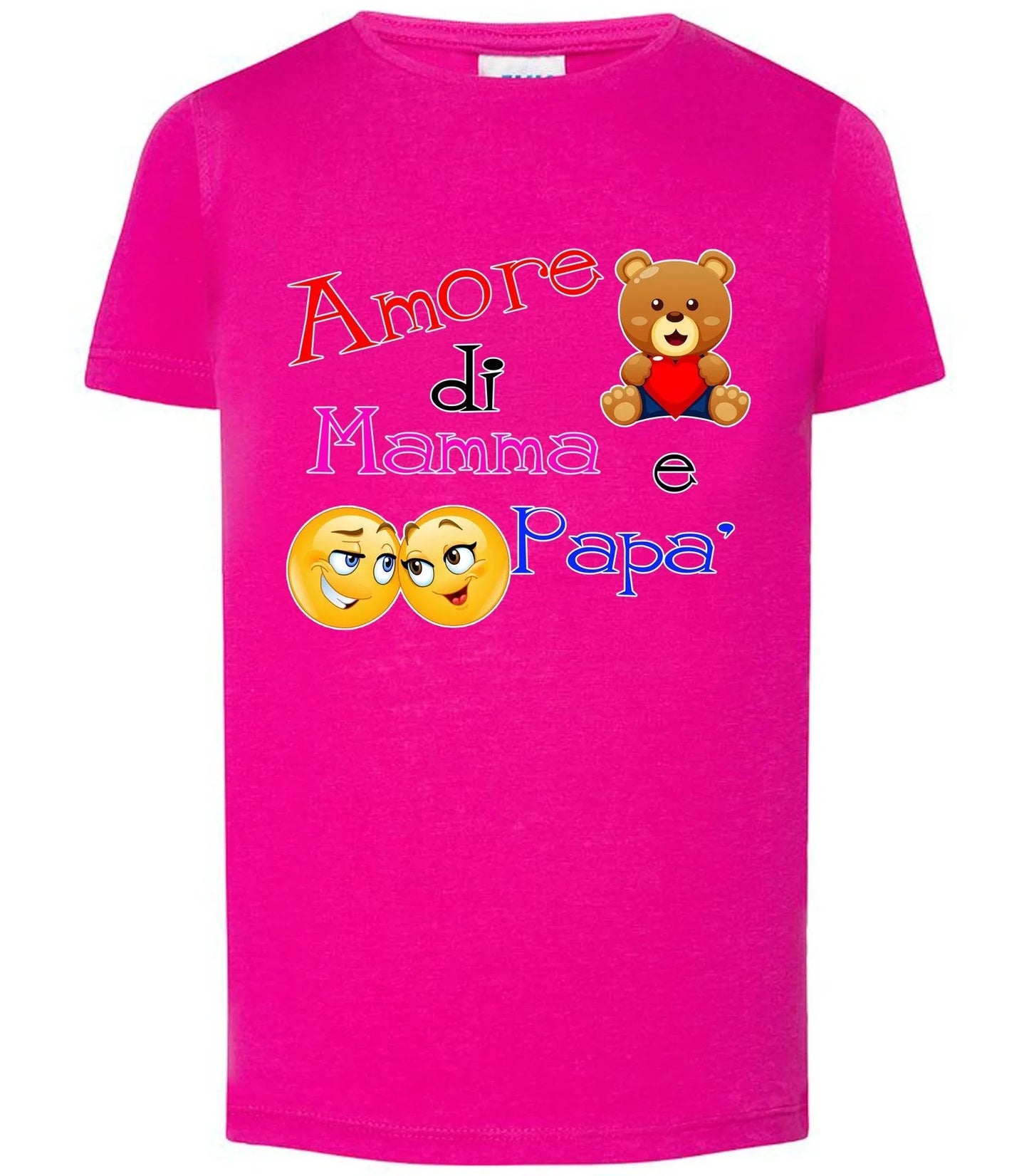 Amore di Mamma e Papà T-shirt solo da femmina Mod. Slim - STREET STYLE