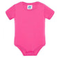 Body neonato rosa maniche corte in cotone, stile streetwear, Street Style Rimini
