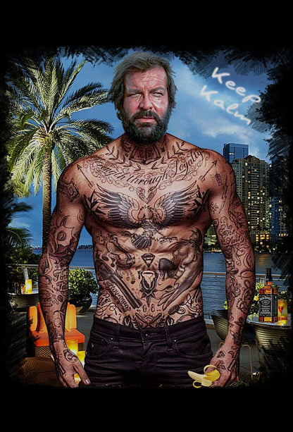 Bud Spencer & Terence Hill attore famoso the legend Banana joe - STREET STYLE