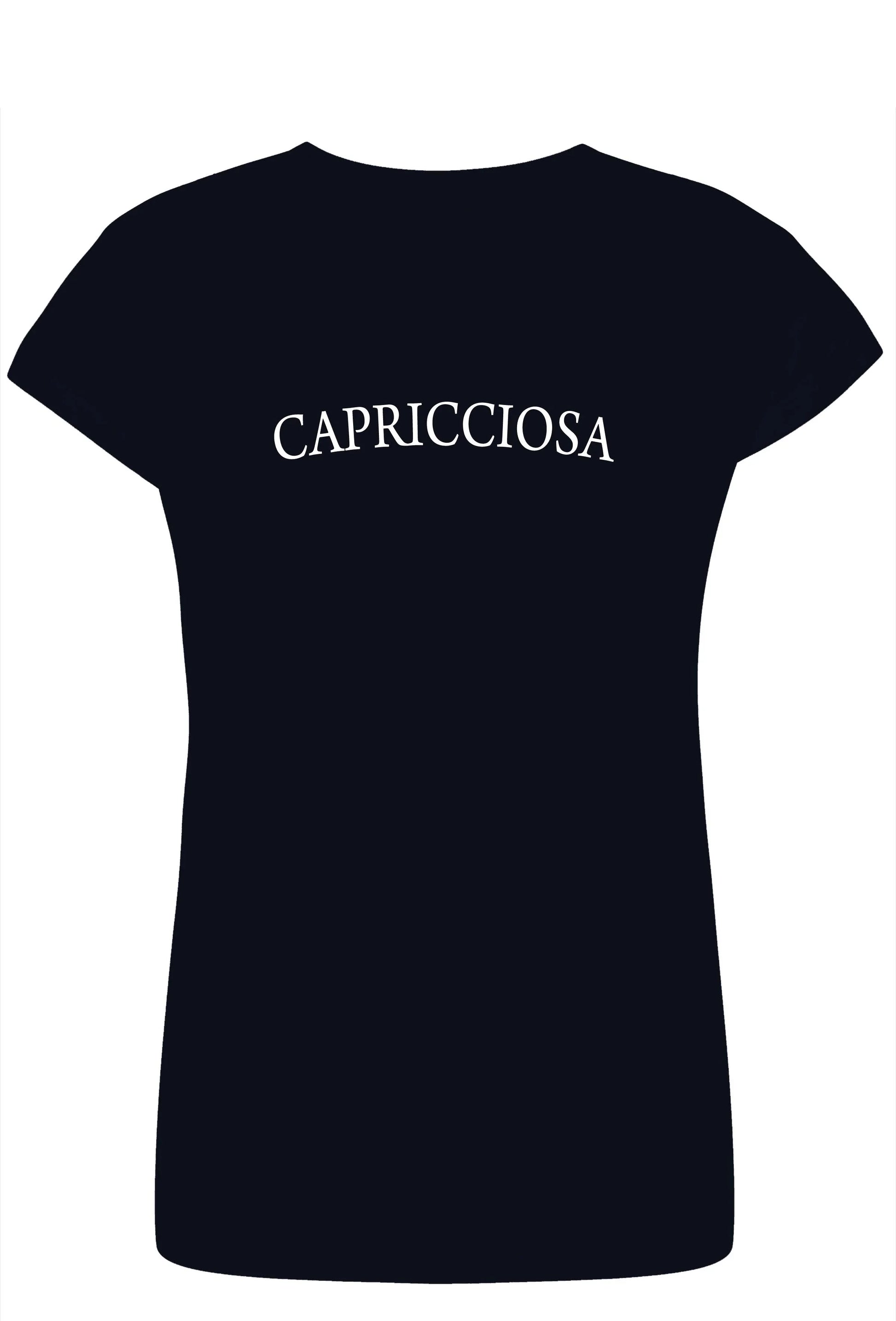 Capricciosa 3412 Solo Parole Lady Donna 100% Cotone Pettinato - STREET STYLE
