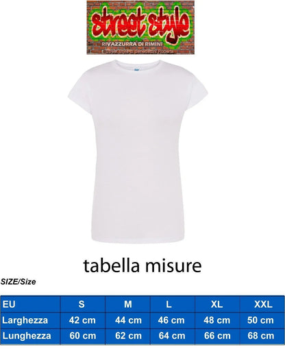 Capricciosa 3412 Solo Parole Lady Donna 100% Cotone Pettinato - STREET STYLE