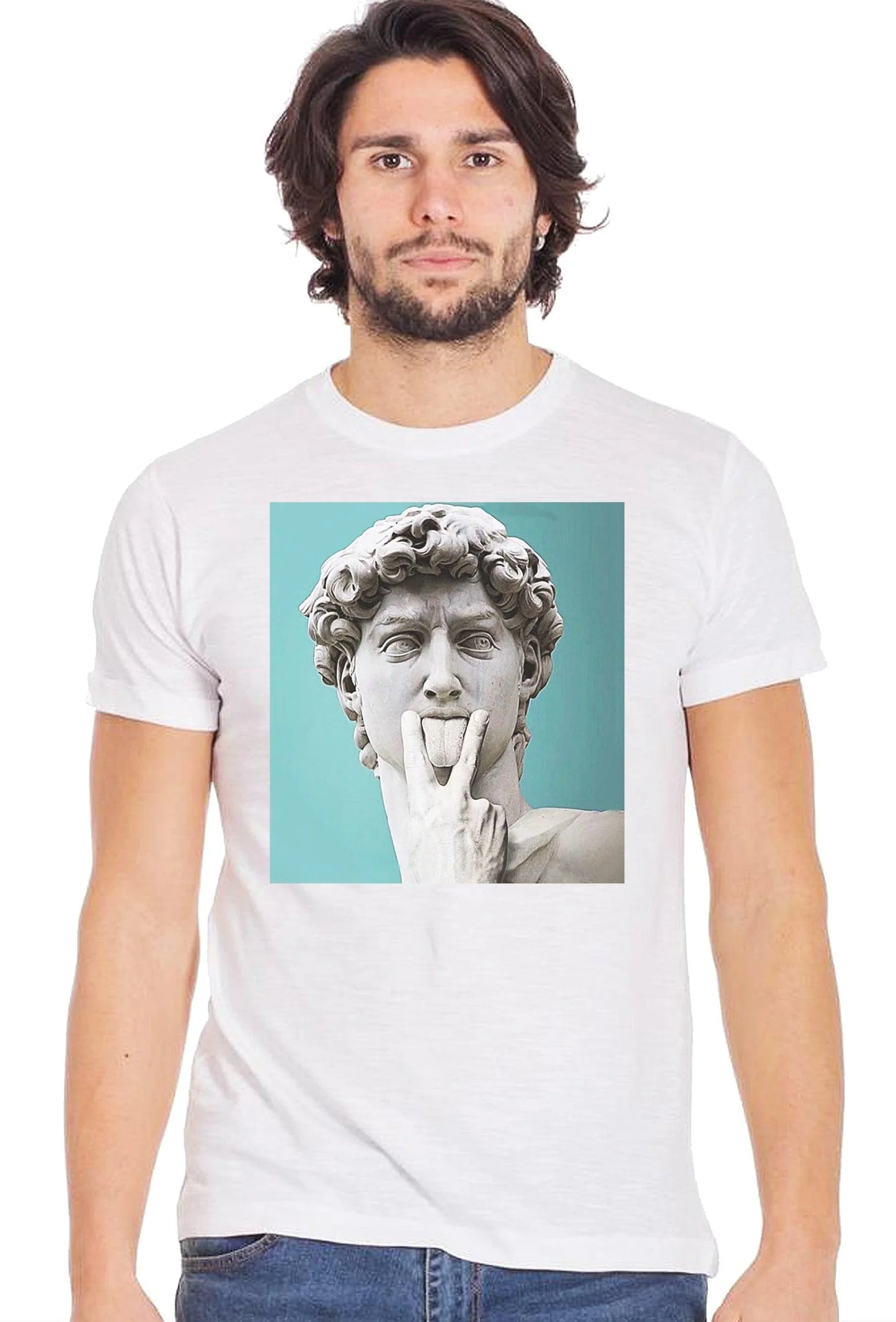 T-shirt Uomo 'David di Leonardo' Cotone Eco - STREET STYLE