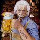 Einstein che Beve Birra - T-Shirt Uomo STREET STYLE - STREET STYLE