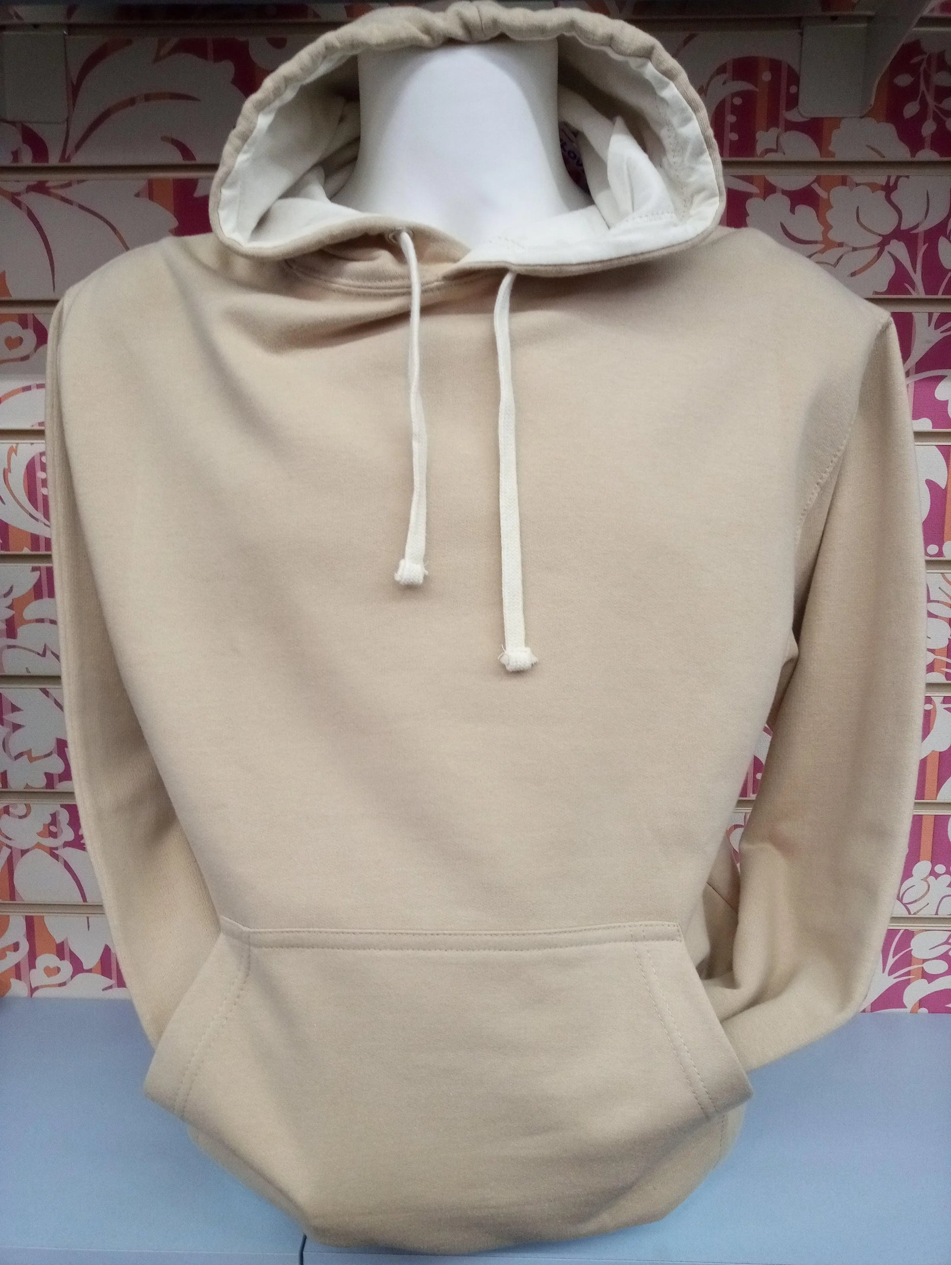 GARAGE COL. SAND SABBIA 10130- Felpa UNISEX College - AWDis - STREET STYLE