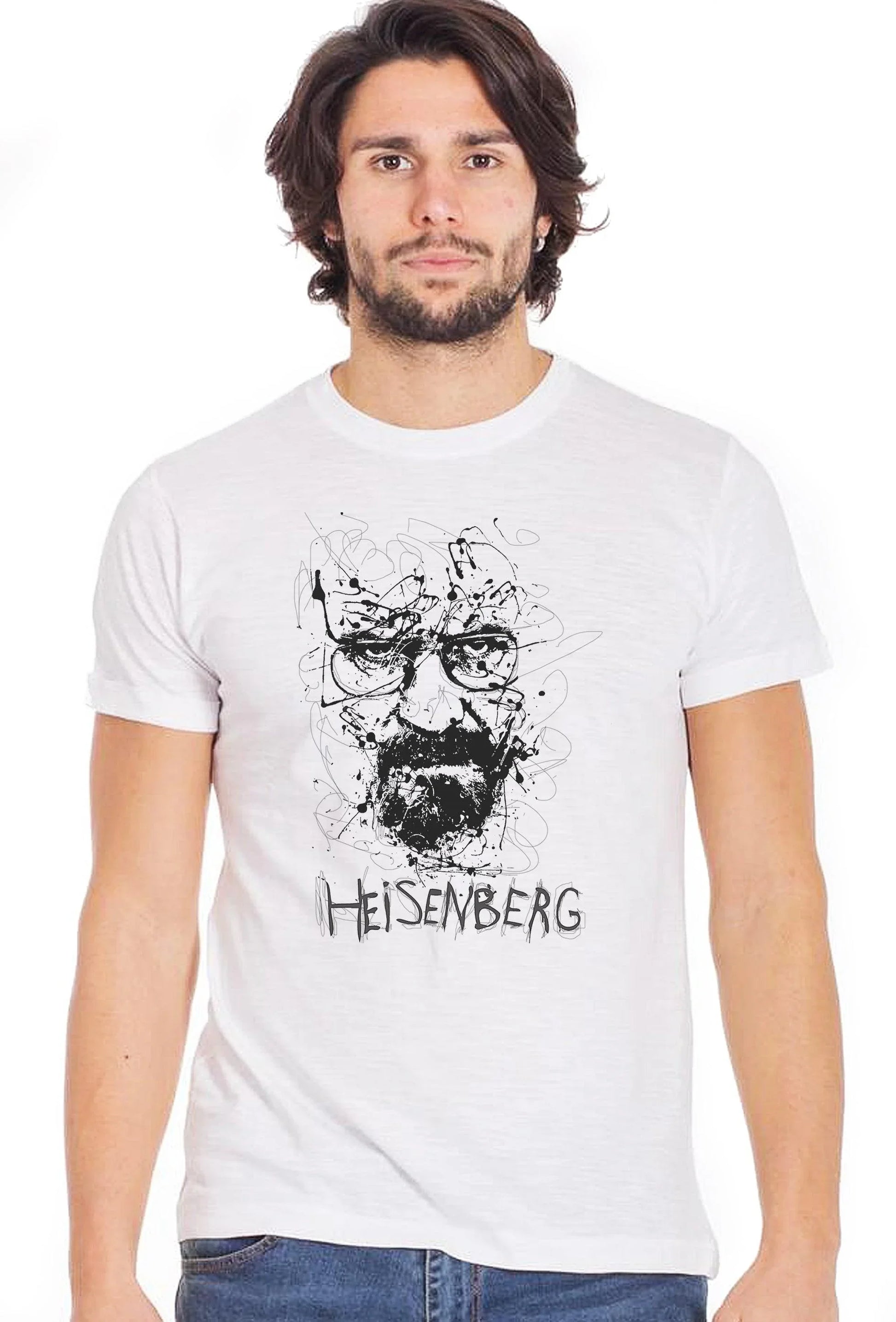 Heisenberg Stilizzato T-Shirt Uomo 100% Cotone - STREET STYLE