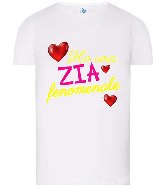 Ho Una Zia Fenomenale T-shirt solo da femmina Mod. Slim - STREET STYLE