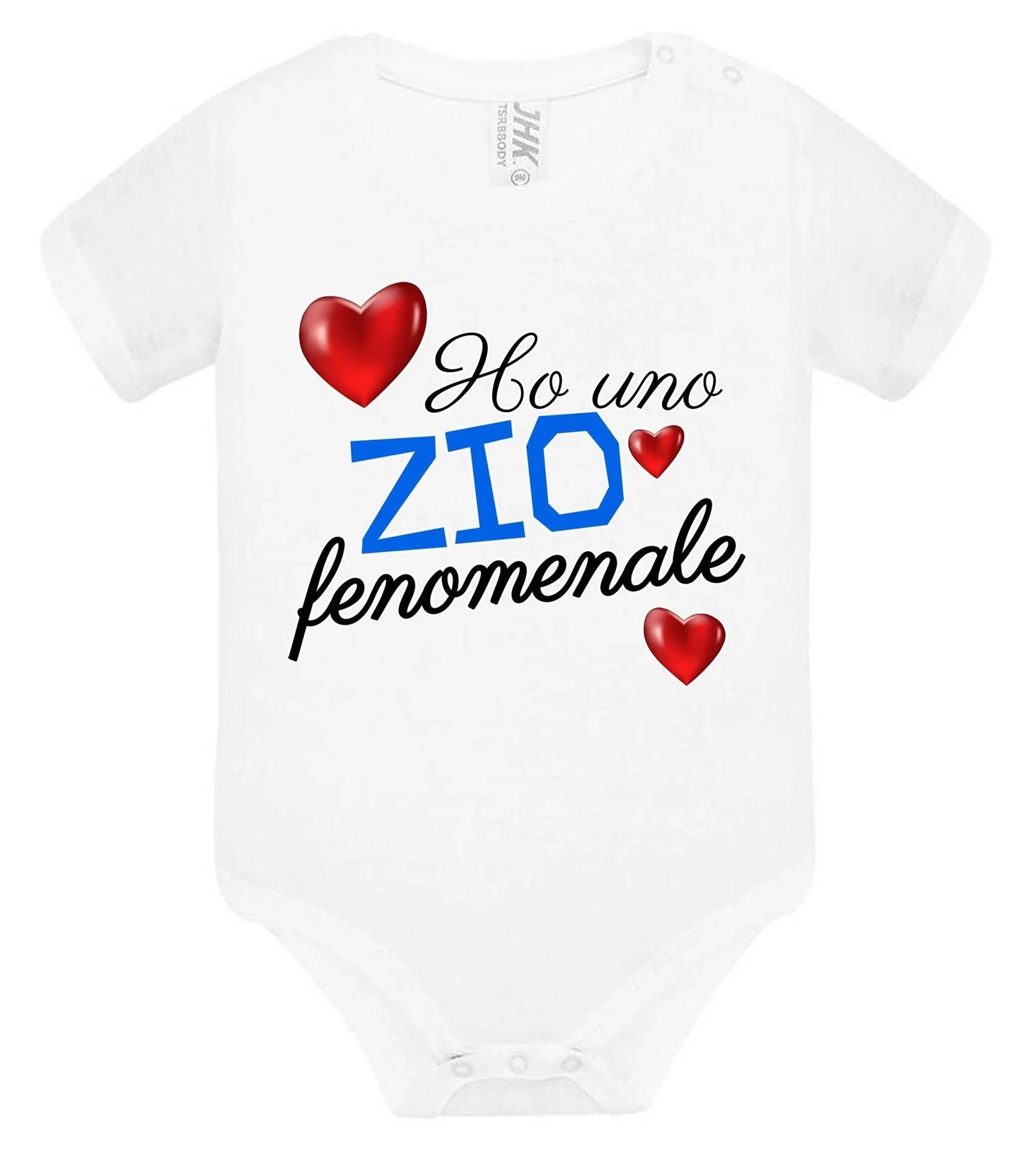 Ho una Zia o Zio Fenomenale Body da bambino/a a maniche corte 100% cotone JHK - STREET STYLE