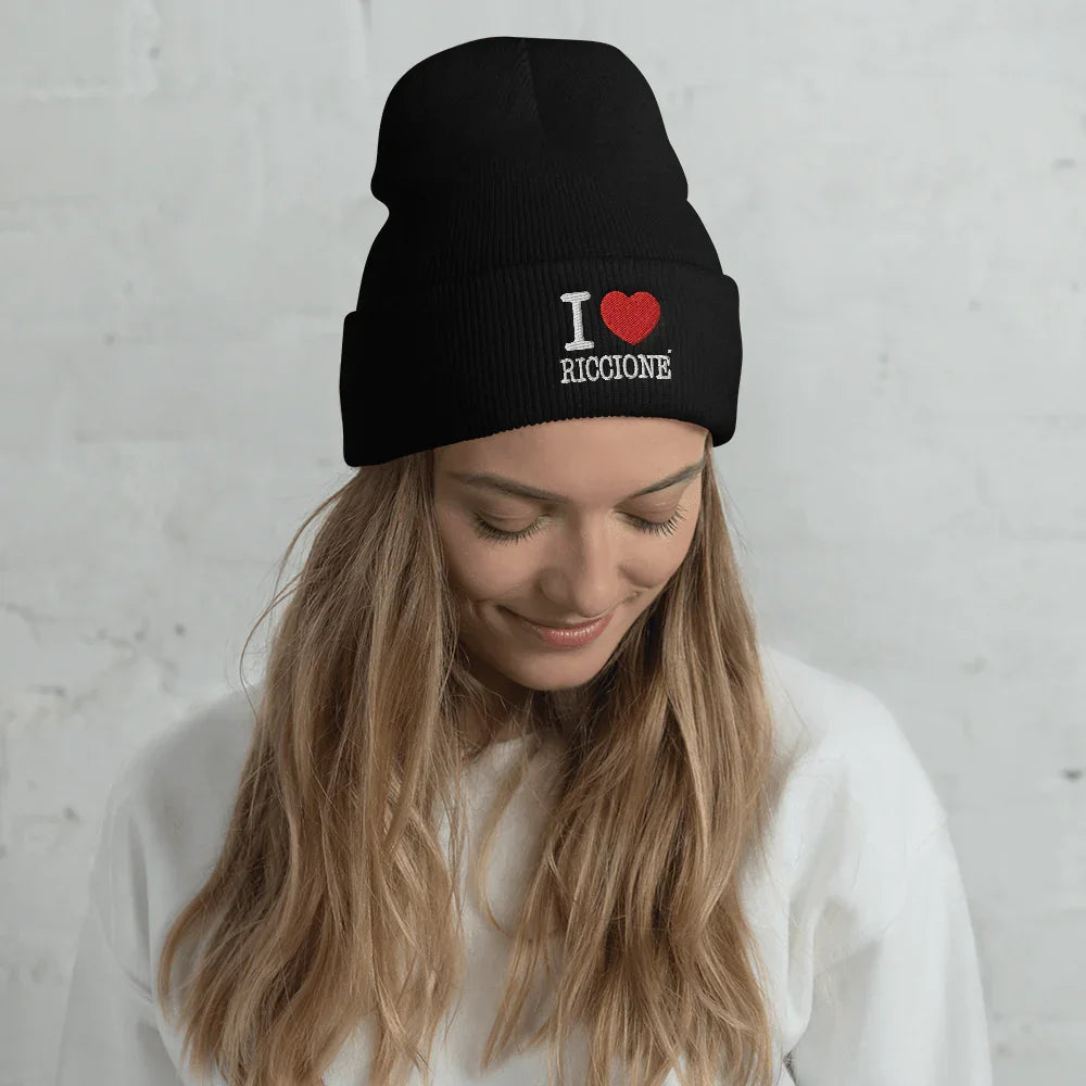 I LOVE RICCIONE Cuffed Beanie - STREET STYLE