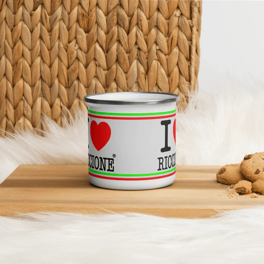 I LOVE RICCIONE Enamel Mug - STREET STYLE