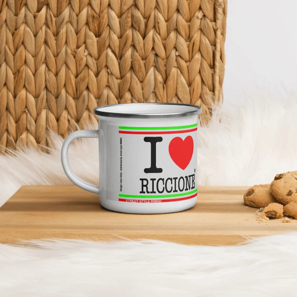 I LOVE RICCIONE Enamel Mug - STREET STYLE