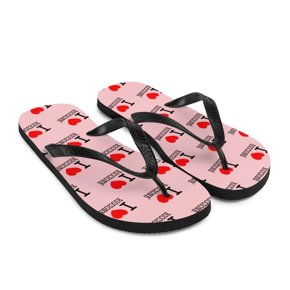 I LOVE RICCIONE Flip-Flops - STREET STYLE