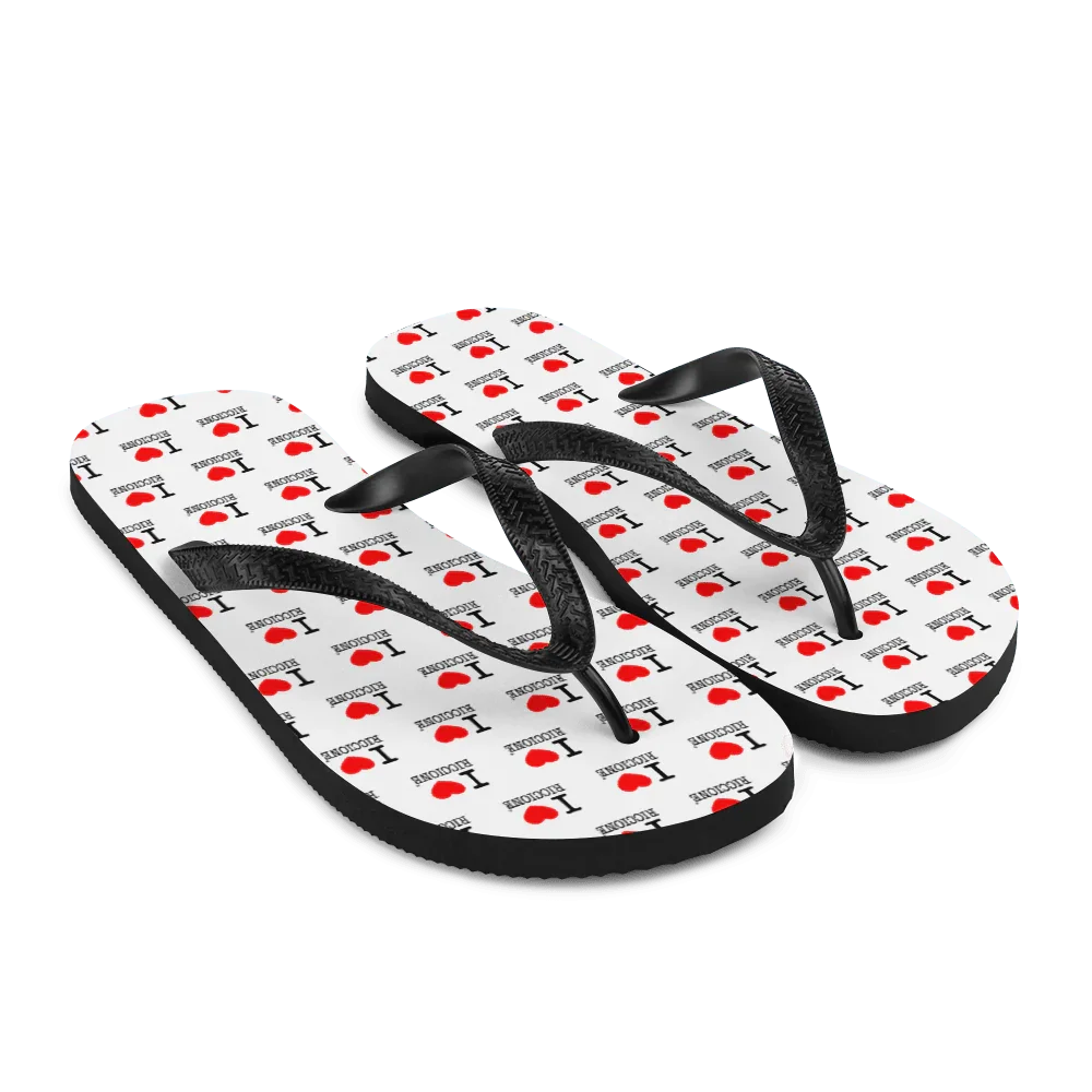 I LOVE RICCIONE Flip-Flops - STREET STYLE