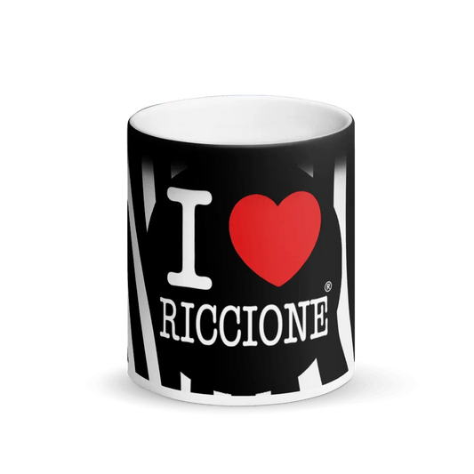I LOVE RICCIONE Matte Black Magic Mug - STREET STYLE