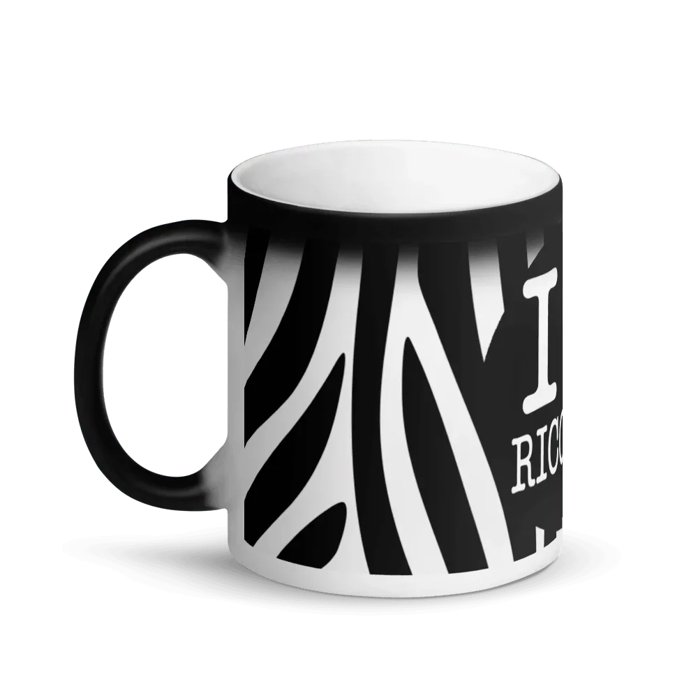 I LOVE RICCIONE Matte Black Magic Mug - STREET STYLE