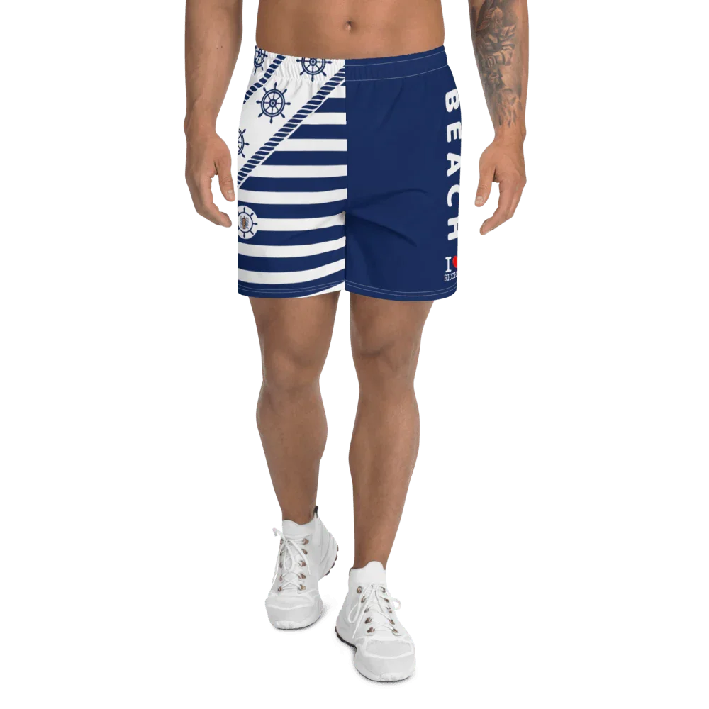 I LOVE RICCIONE Men's Athletic Long Shorts - STREET STYLE