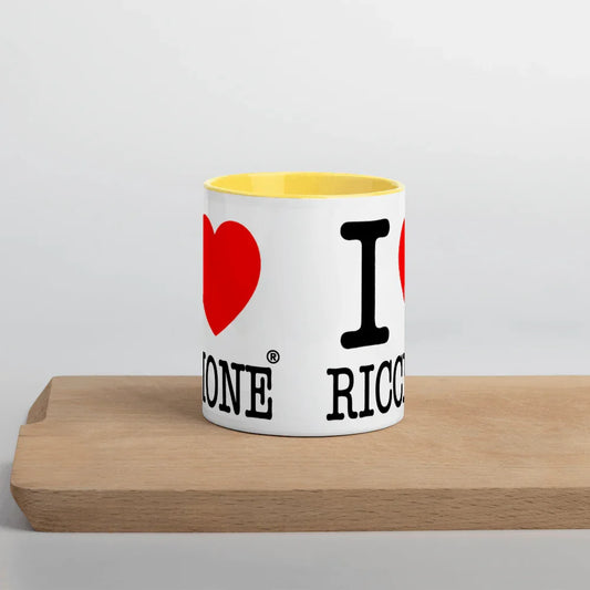 I LOVE RICCIONE Mug with Color Inside - STREET STYLE