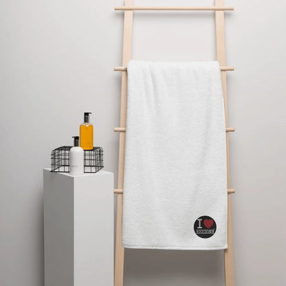 I LOVE RICCIONE Oversized Turkish cotton towel - STREET STYLE