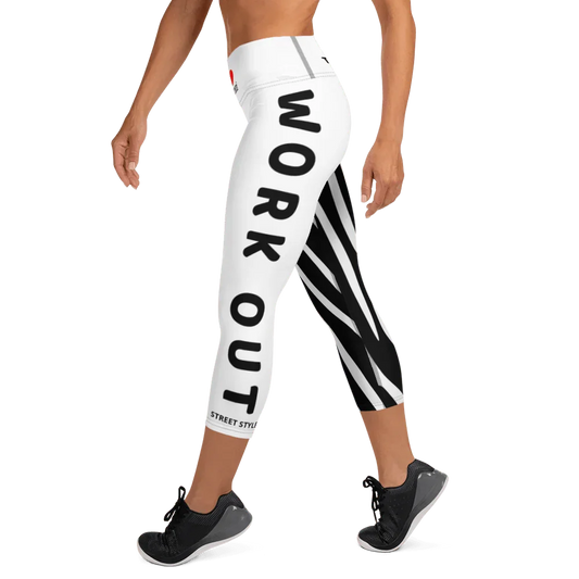 I LOVE RICCIONE Yoga Capri Leggings - STREET STYLE