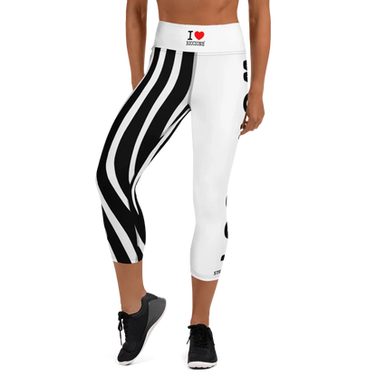 I LOVE RICCIONE Yoga Capri Leggings - STREET STYLE